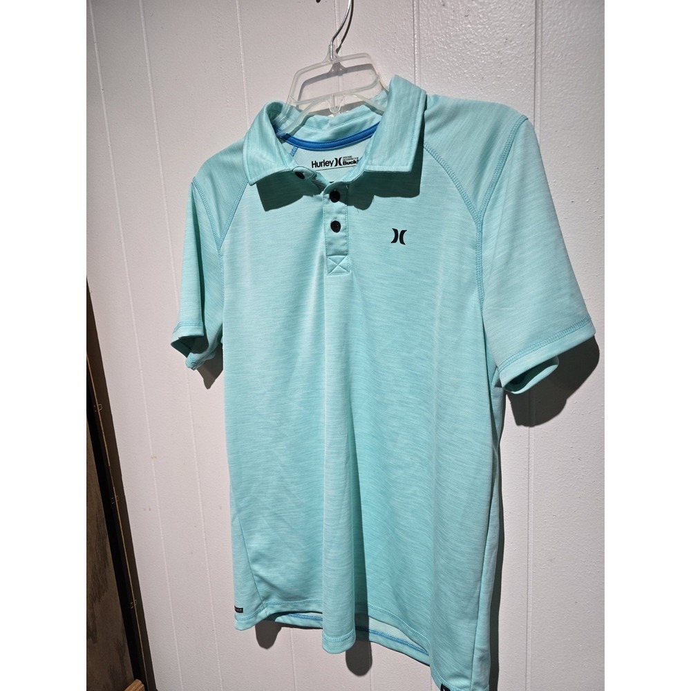 Hurley For Buckle Nike Dri Fit Collab Golf Polo Button S/S Golf  Shirt Men M New